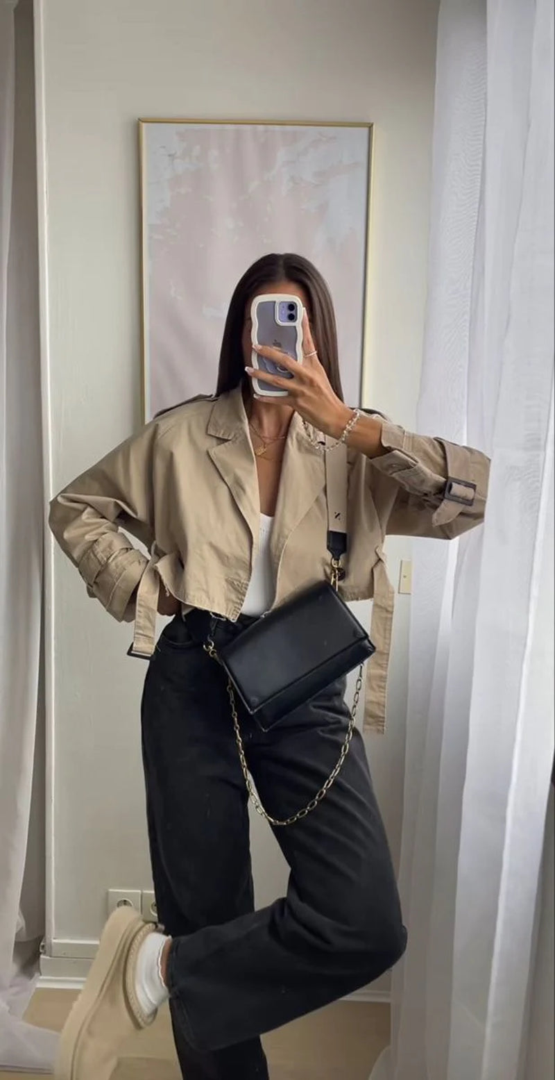 FAYE | KORTE TRENCHCOAT