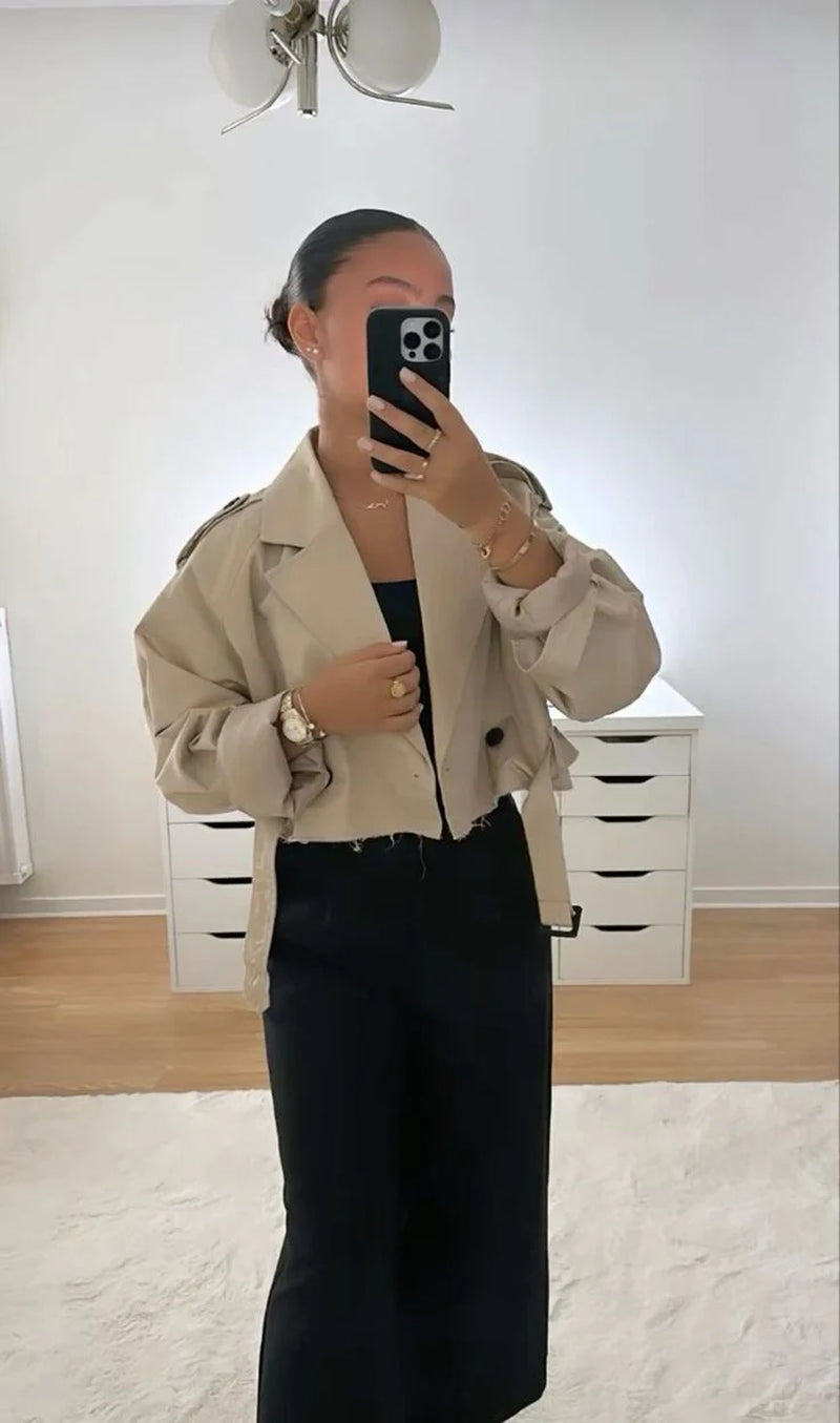 FAYE | KORTE TRENCHCOAT